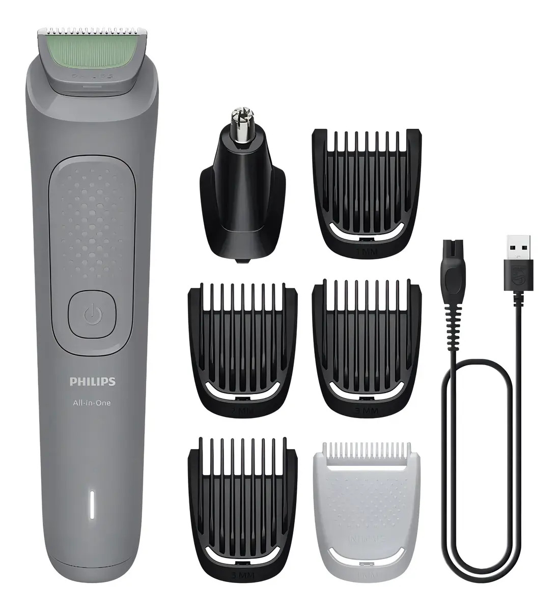 Multigroom All-in-one Philips Mg3911/15 Inlcuye 7 Accesorios Gris