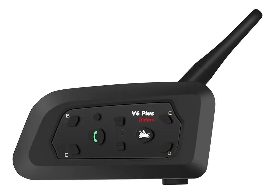 Intercomunicador Bluetooth Para Capacete De Moto V6 Plus