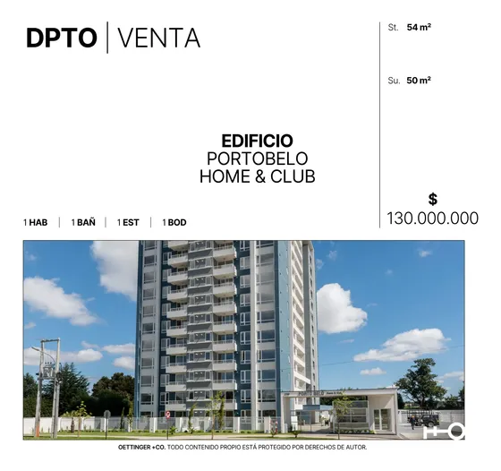 Departamento En Venta - Edificio Portobelo Home & Club