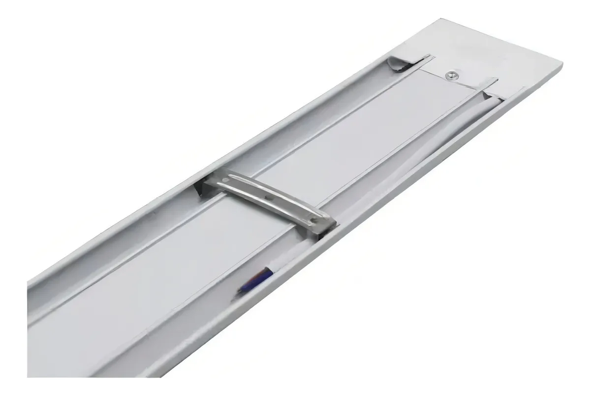 Kit 5 Luminária Linear Tubular Led Slim 1.2m 120cm 40w Bf Cor Branco - Imagem 4