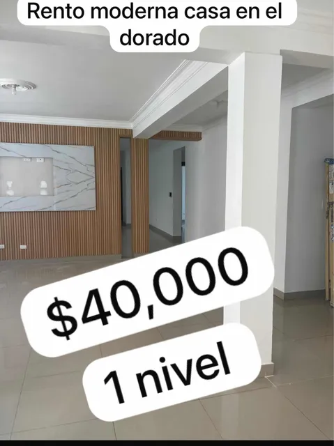Rento Moderna Casa En El Dorado Ojo Solo Es 1 Nivel