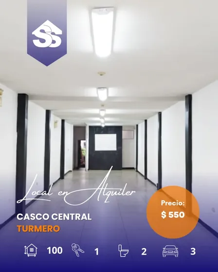 En Alquiler Local Comercial Ubicado En El Casco Central De Turmero... Aprovecha Esta Oportunidad.