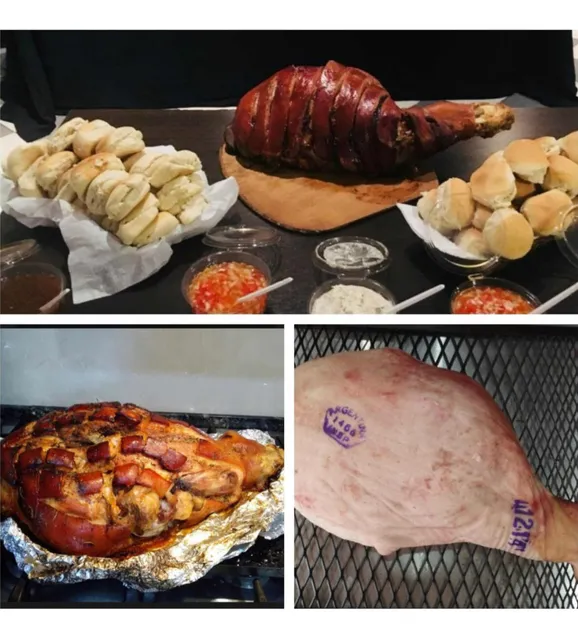 Pernil De Cerdo -pan /salsa/vino Día Del Padre Pilar Caba