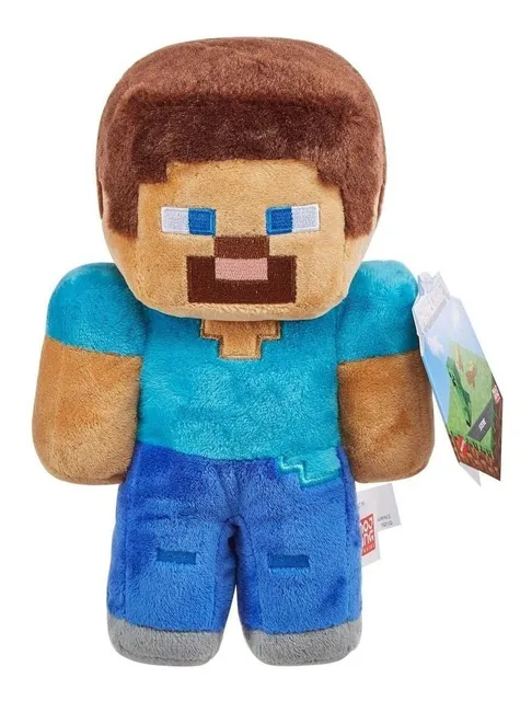 Minecraft Mobs Steve Peluche 20cm 2021 Blakhelmet E Env o gratis