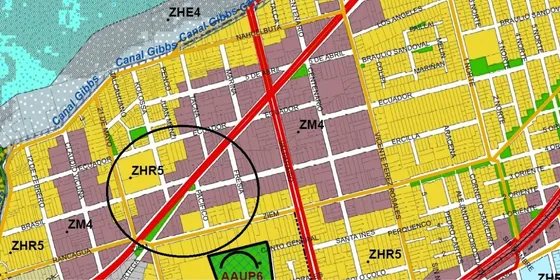 Av. Rudecindo Ortega 1.326 M2 , Uso Industrial Permitido Zm4
