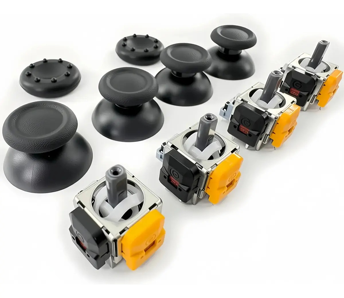 Analógicos Magnéticos Hall Effect Para Ps4 kit Com 4 Unidades E Capas
