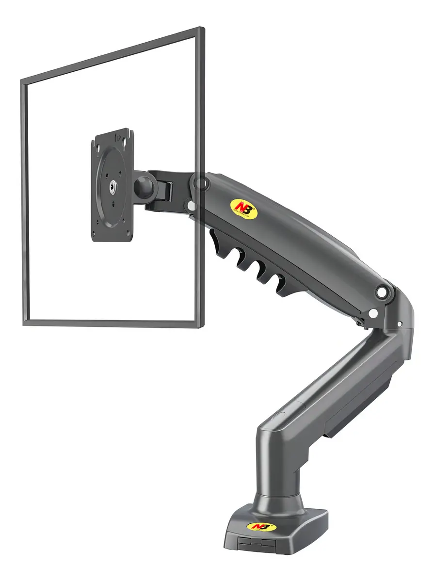 Braço Articulado Suporte P/ Monitor Setup Gamer Pistão A Gásbraço Articulado Suporte P/ Monitor Setup Gamer Pistão A Gás... Preto
