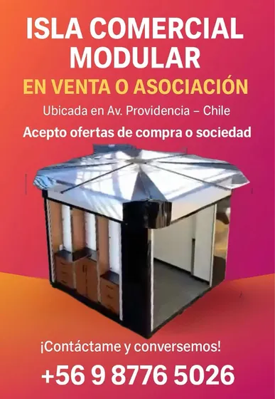  Isla Comercial Modular En Venta O Asociación 