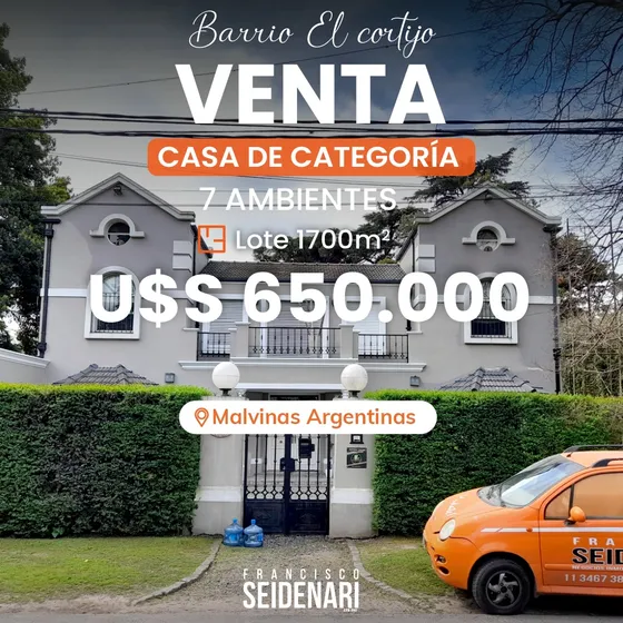 Venta Casa De Categoria - Barrio El Cortijo.