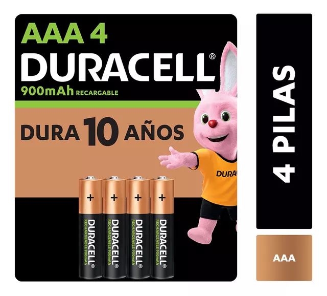 Pilas Alcalinas Duracell Aaa Optimum 4 Unidades