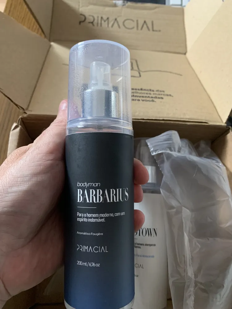 Body Splash Masculino Barbarius E Midtown 200ml - Imagem 4