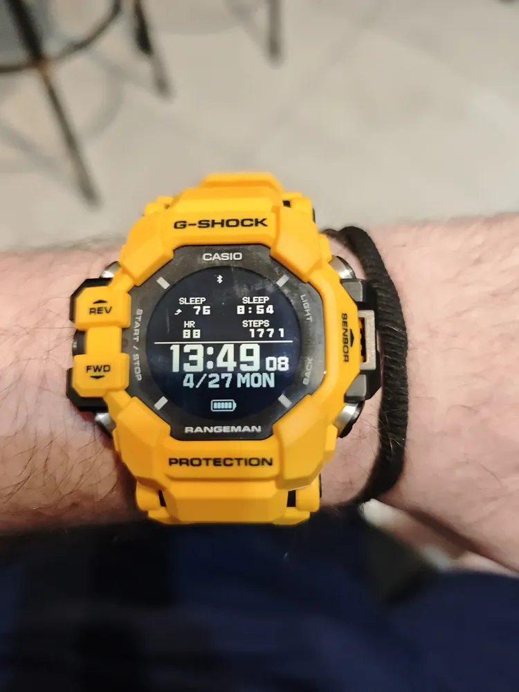 Relógio Casio G-Shock Master of G Rangeman GPR-H1000-9DR Amarelo