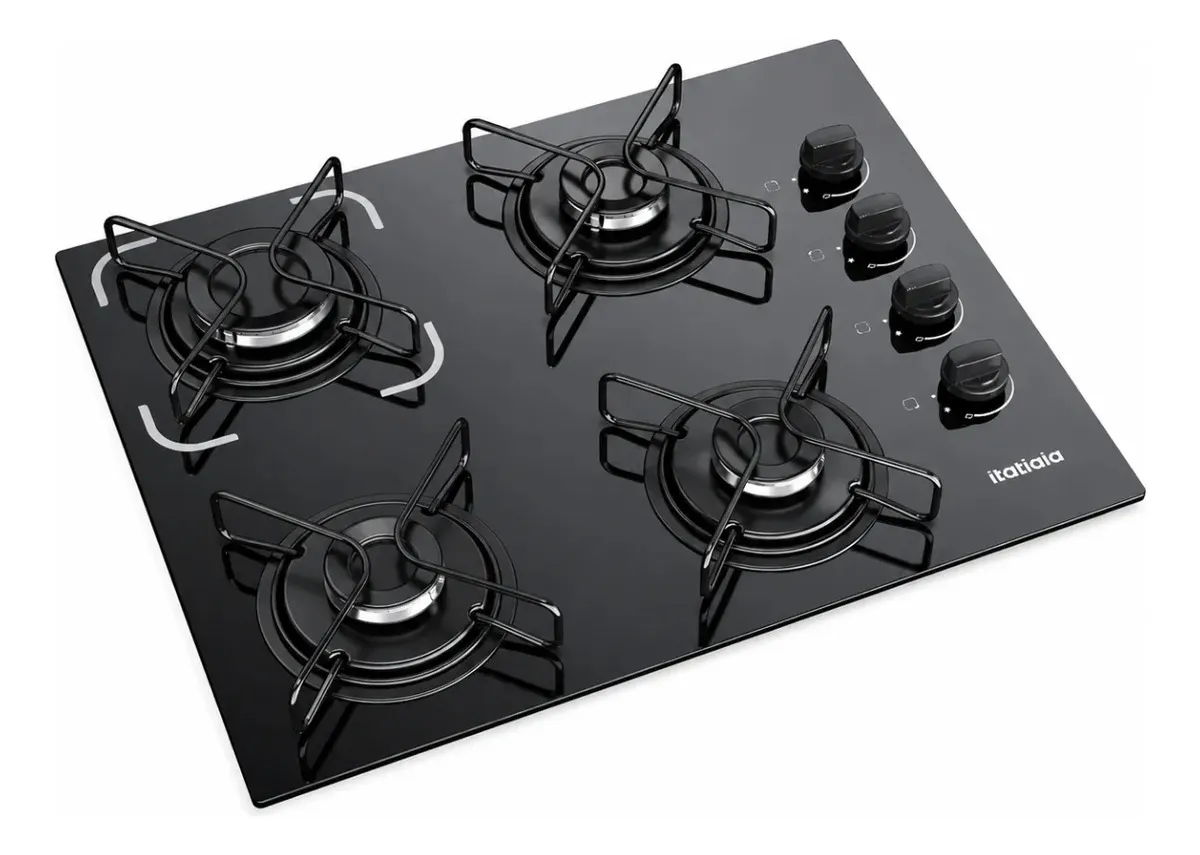 Cooktop Itatiaia Essencial 4 Bocas cor Preto