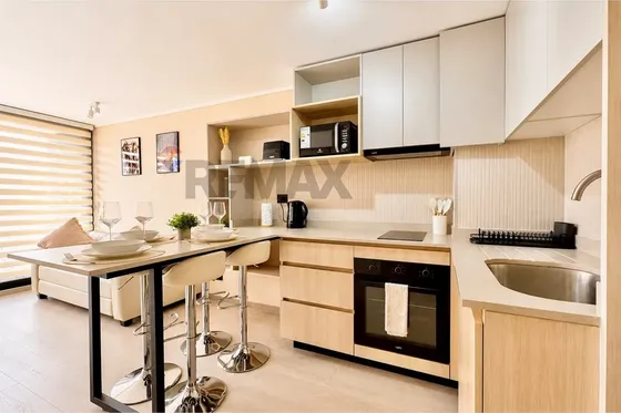 Depto En Arriendo Amoblado 1d + 1b