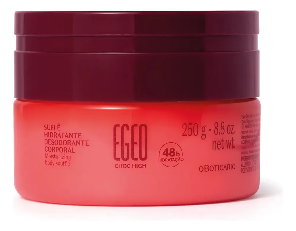 O Boticário Egeo Choc High Suflê Corporal 250g Egeo Choc High