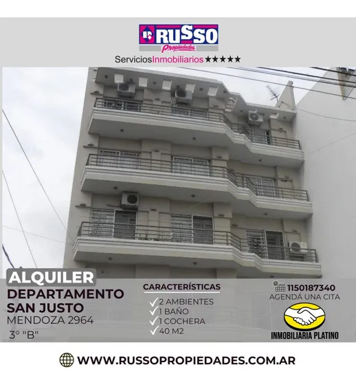 Departamento En Alquiler - San Justo, La Matanza
