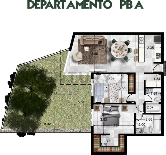 Belgrano Foret, Camino Gral. Belgrano E/ 465 Y 466. Departamento De 2 Dormitorios