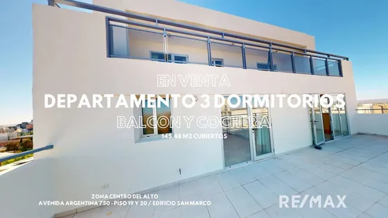 Venta Departamento 3 Dormitorios Con Cochera