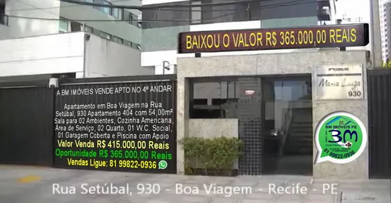 Apartamento 02 Quartos Na Rua Setúbal 930 Boa Viagem