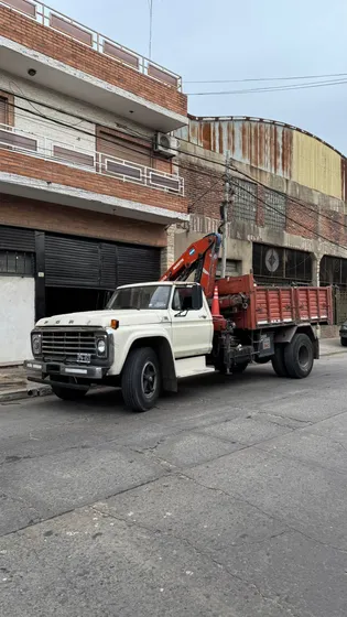 Ford F7000 1980 C/hidrogrua Y Volcador