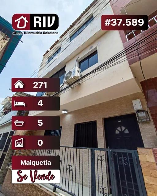 Venta- Casa Ubicada En Maiquetía, Estado La Guaira.