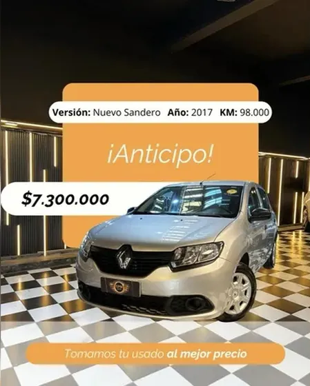 Renault Sandero 1.6 Authentique 90cv Nac