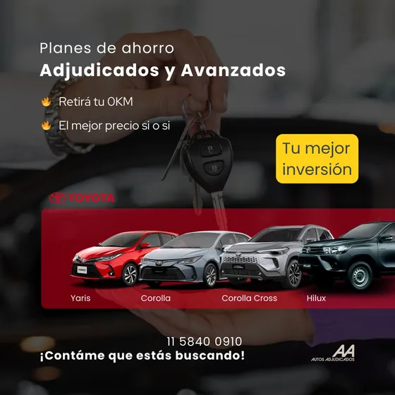 Toyota Plan Ahorristas O Adjudicados! Decime Que Buscas 