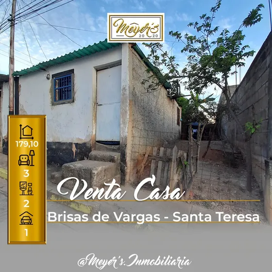 Venta De Casa, Ubicada En La Urb. Brisas De Vargas, Santa Lucia.