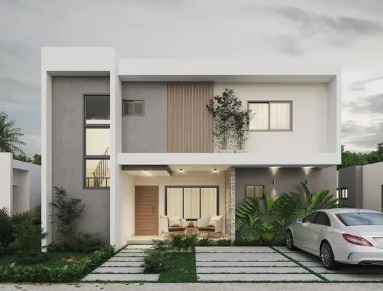 Primaveral Residences Iv, Villa Tipo C En Punta Cana, 3 Habitaciones.