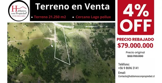 Venta De Terreno En Lago Pólux, Coyhaique (172833)