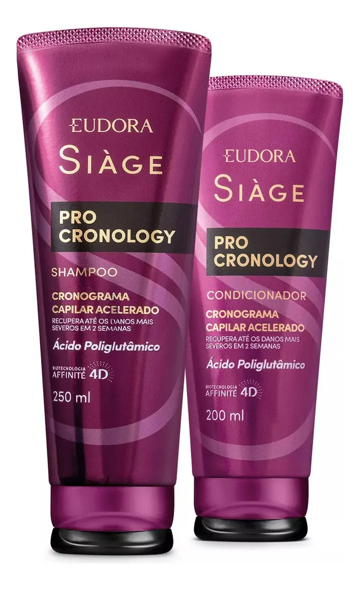 Combo Siàge Pro Cronology: Shampoo 250ml + Condicionador 200