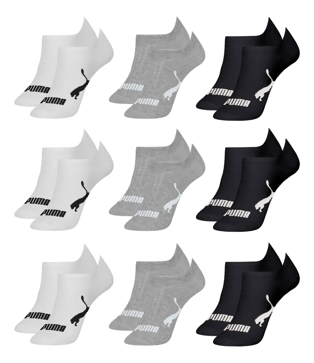 Kit 9 Pares Meias Puma Soquete Cano Curto Sapatilha Original