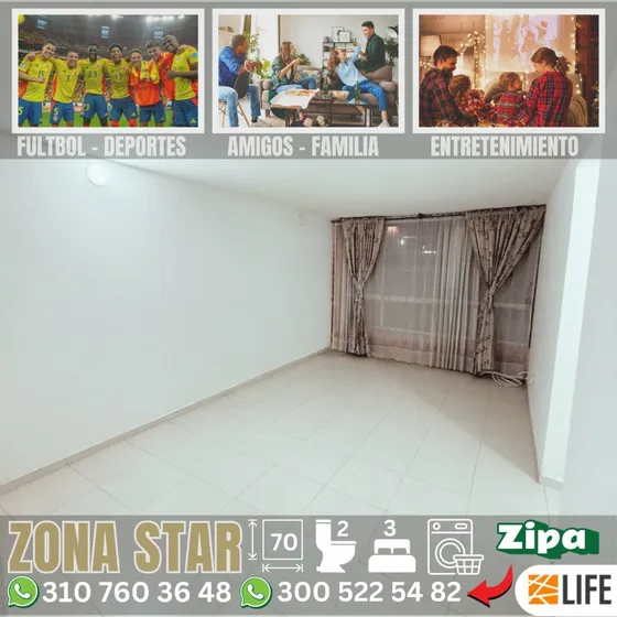 Apartamento 70 M2 Patio Plusvalía Zipaquira