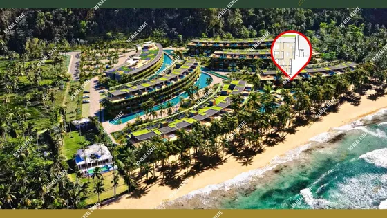 Apartamento Amueblado En Las Terrenas, Primera Linea De Playa, 2 Habitaciones