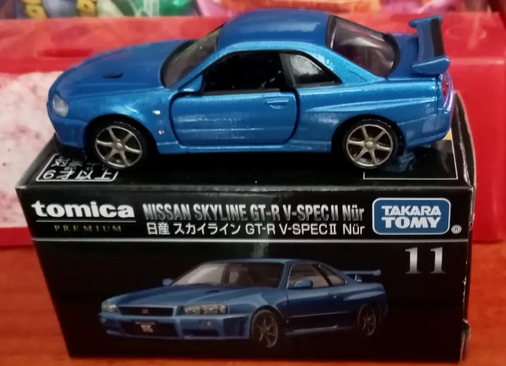 トミカ NISSAN SKYLINE GT-R V-SPEC II Nur Tomica Premium Nissan