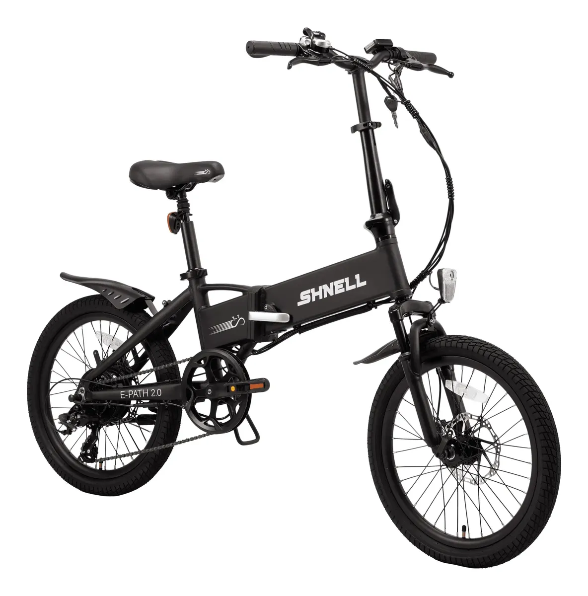 Bicicleta Eléctrica Shnell E-path 2.0 Gps Y Suspensión 20 Negro