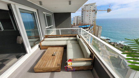 Hermoso Depto. Tipo Mariposa, Preciosa Vista Al Mar -c230925 Hermoso Depto. Tipo Mariposa, Preciosa Vista Al Mar -c230925