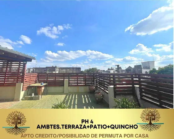 Ph 4 Ambientes Con Terraza - Apta Crédito - Acepta Permuta