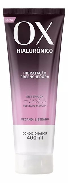 Kit Shampoo + Condicionador Ox Hialurônico Com 400Ml Cada – Brasil Eu Quero!