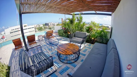 Departamento Con Vista Al Mar Desde Rooftop, Precio Reducido