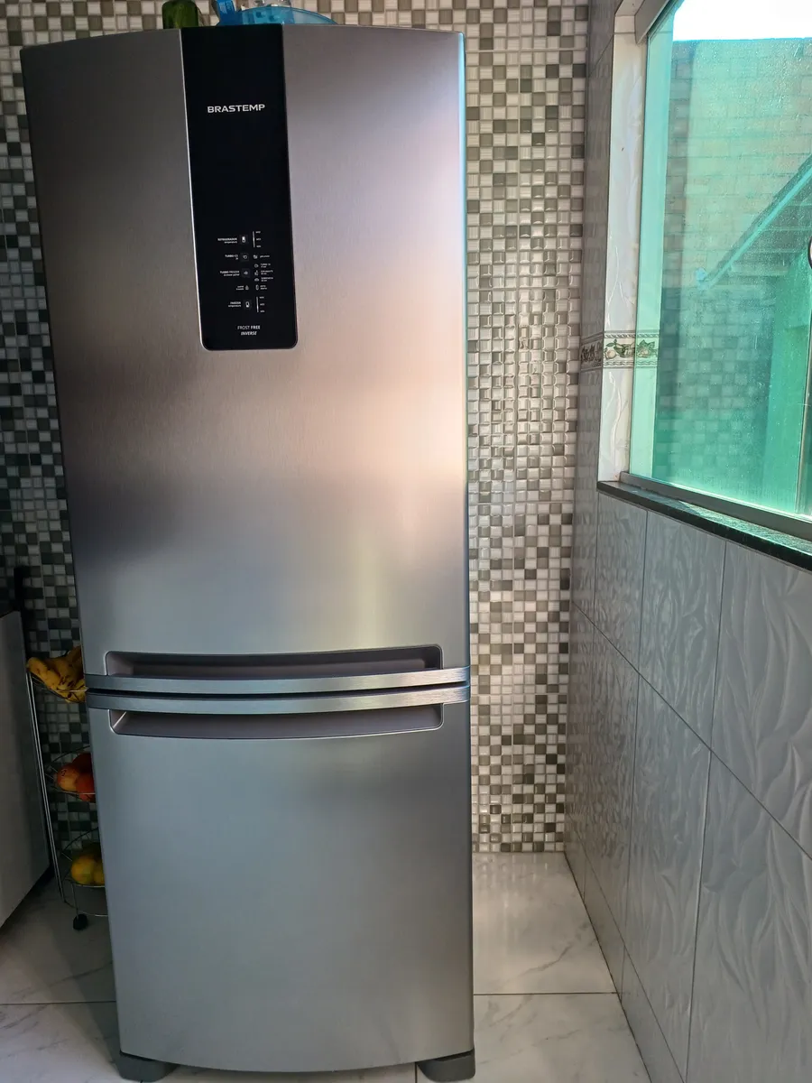 Geladeira Frost Free Brastemp Inverse 447 Litros Inox - Bre57fk