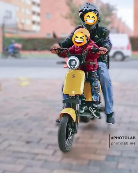 Moto Auteco Skuty Amarilla. Autonomía 25 Kms. Vel Max 35kms