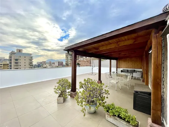 Depto Gran Terraza En Penthouse. 2 Dorm, 2 Baños, 2 Estac