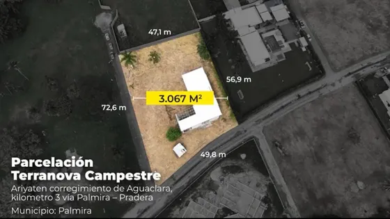 Lote Con Casa Mejora En Venta Condominio Campestre Terranova Palmira