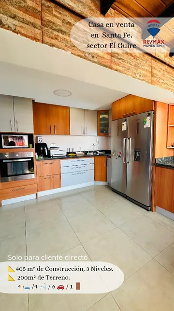 Vendo Casa En Santa Fe, Sector El Guire, Calle Cerrada.