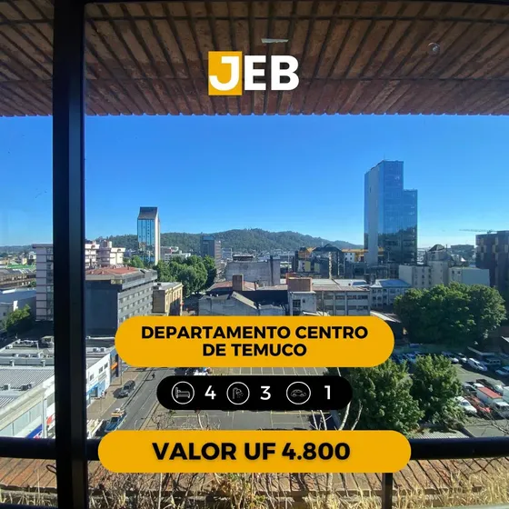 Depto 4d 3b Edificio Las Raices Vista Panoramica Nielol