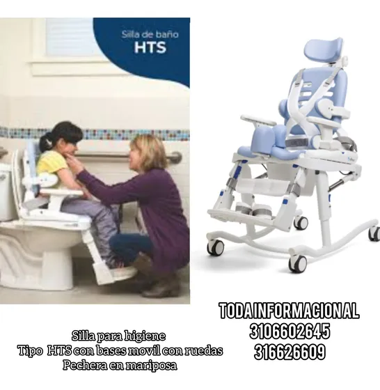 Ths Silla Mariposaxde Ducha Para Paciente Con Discapacidad