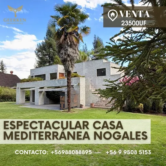 Casa En Venta En Nogales Machalí