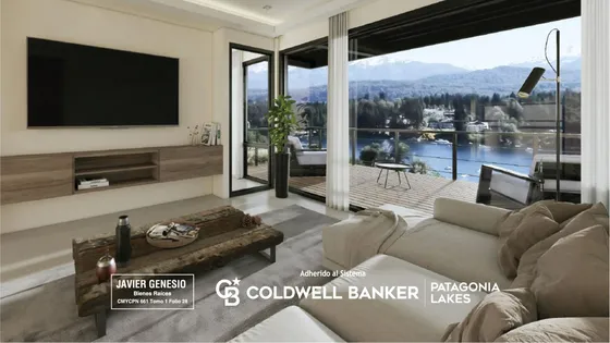 Venta Departamento 2 Ambientes 74m2 Manzano Bay View (uf9 )vista Al Lago Y Amenities Villa La Angostura