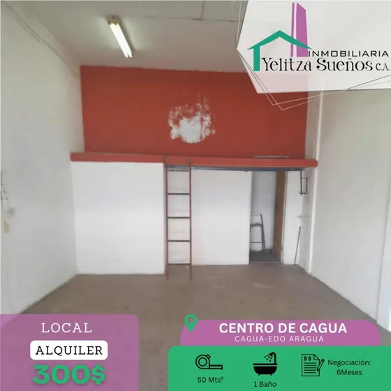 Local En Alquiler En El Centro De Cagua